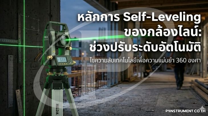 หลักการ Self-Leveling ของกล้องไลน์: ช่วงปรับระดับอัตโนมัติ