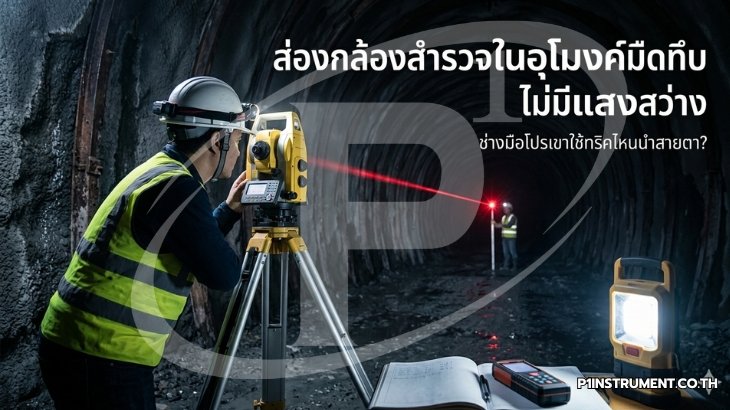 ส่องกล้องในอุโมงค์มืดทึบ! ช่างมือโปรใช้ทริคไหนนำสายตาให้เล็งเป้าได้เป๊ะ?