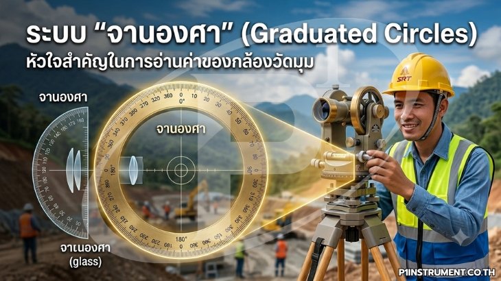 ระบบ "จานองศา" (Graduated Circles): หัวใจสำคัญในการอ่านค่าของกล้องวัดมุม