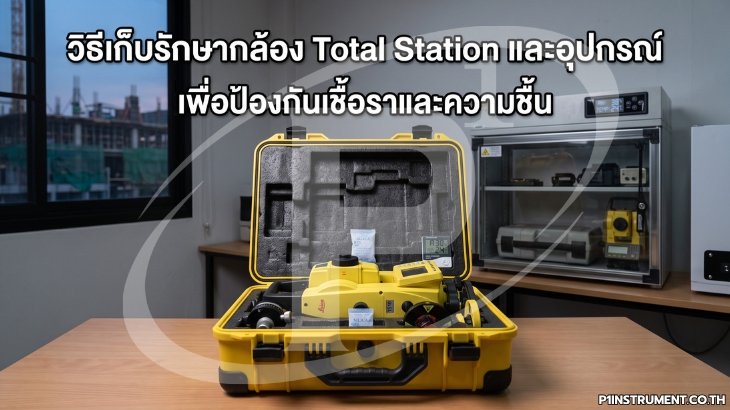 วิธีเก็บรักษากล้อง Total Station และอุปกรณ์ เพื่อป้องกันเชื้อราและความชื้น