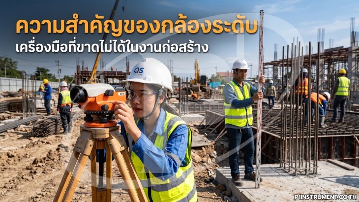 ความสำคัญของกล้องระดับ: เครื่องมือที่ขาดไม่ได้ในงานก่อสร้าง