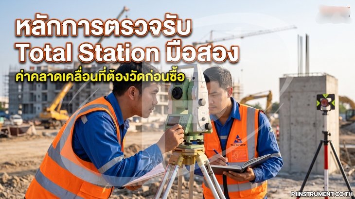 หลักการตรวจรับ Total Station มือสอง: ค่าคลาดเคลื่อนที่ต้องวัดก่อนซื้อ