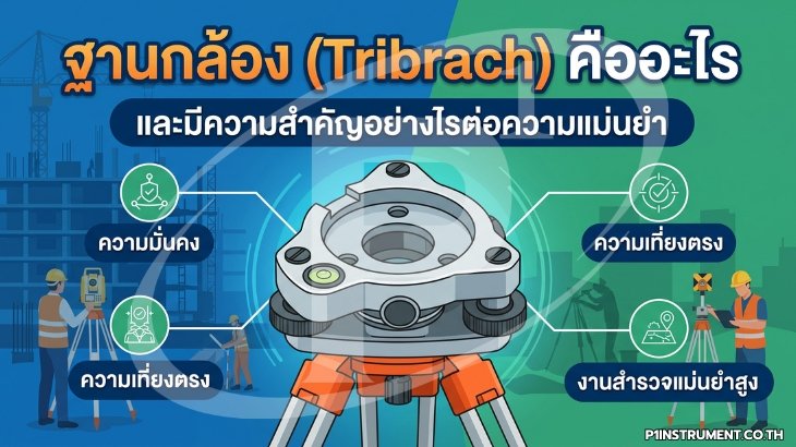ฐานกล้อง (Tribrach) คืออะไร และมีความสำคัญอย่างไรต่อความแม่นยำ
