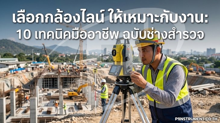 เลือกกล้องไลน์ให้เหมาะกับงาน: 10 เทคนิคมืออาชีพ ฉบับช่างสำรวจ