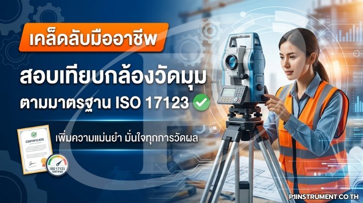 เคล็ดลับมืออาชีพ สอบเทียบกล้องวัดมุมตามมาตรฐาน ISO 17123