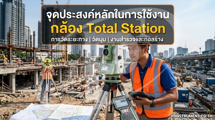 จุดประสงค์หลักในการใช้งานกล้อง Total Station