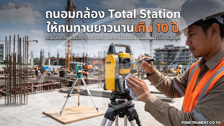 ถนอมกล้อง Total Station ให้ทนทานยาวนานเกิน 10 ปี