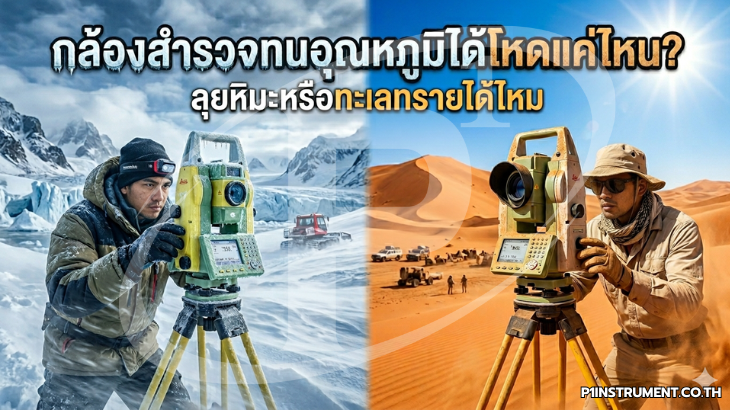 กล้องสำรวจทนอุณหภูมิได้โหดแค่ไหน? ขีดจำกัดที่ช่างสนามต้องรู้