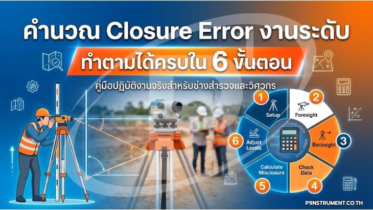 คำนวณ Closure Error งานระดับ ทำตามได้ครบใน 6 ขั้นตอน