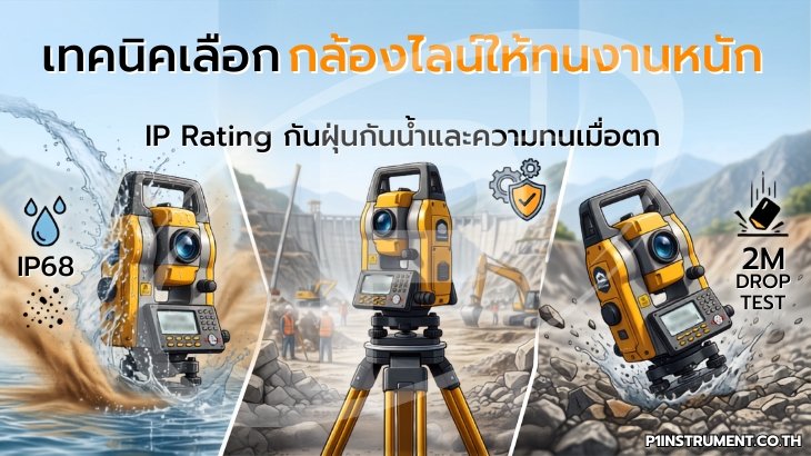 เทคนิคเลือกกล้องไลน์ให้ทนงานหนัก: IP Rating กันฝุ่นกันน้ำและความทนเมื่อตก