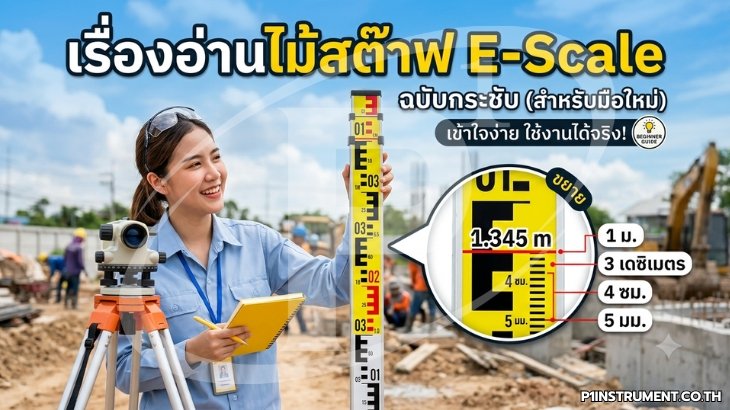 อ่านไม้สต๊าฟ E-Scale ฉบับกระชับ (สำหรับมือใหม่)