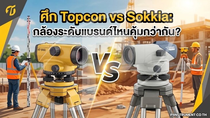ศึก Topcon vs Sokkia: กล้องระดับแบรนด์ไหนคุ้มกว่ากัน?