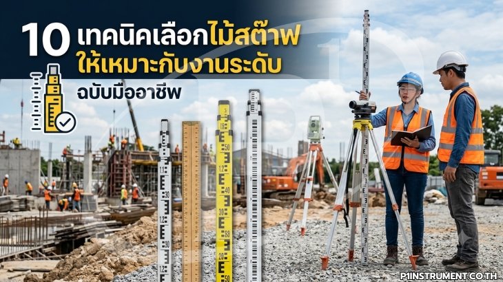 10 เทคนิคเลือกไม้สต๊าฟให้เหมาะกับงานระดับ ฉบับมืออาชีพ