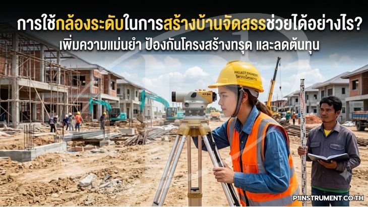 การใช้กล้องระดับในการสร้างบ้านจัดสรรช่วยได้อย่างไร?