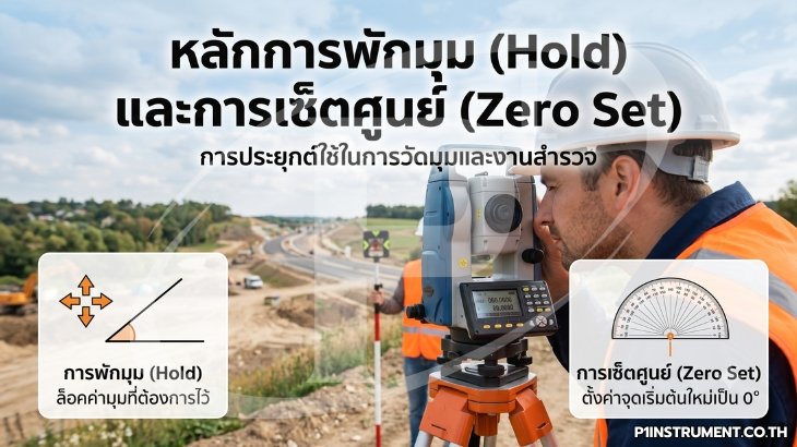 หลักการพักมุม (Hold) และการเซ็ตศูนย์ (Zero Set)