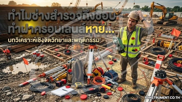 ทำไมช่างสำรวจถึงชอบทำฝาครอบเลนส์หาย...และวิธีเอาตัวรอดของเซียนสนาม