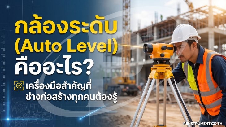 กล้องระดับ (Auto Level) คืออะไร? เครื่องมือสำคัญที่ช่างก่อสร้างทุกคนต้องรู้