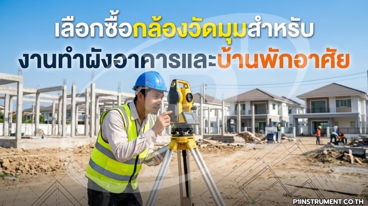 เลือกซื้อกล้องวัดมุมสำหรับ "งานทำผังอาคารและบ้านพักอาศัย"