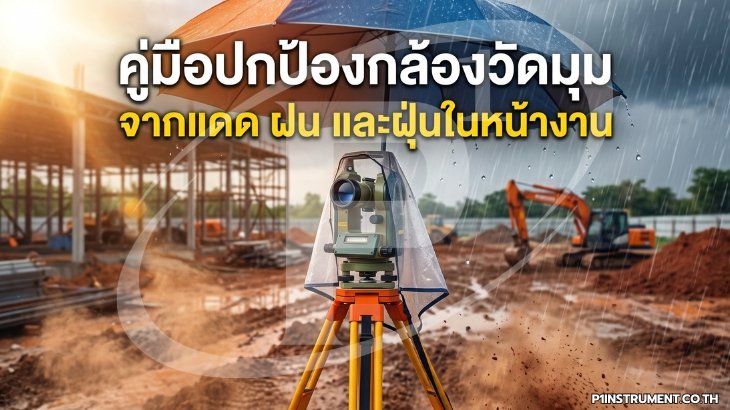 คู่มือปกป้องกล้องวัดมุมจากแดด ฝน และฝุ่นในหน้างาน