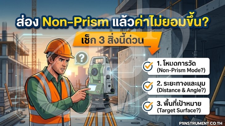 ส่อง Non-Prism แล้วค่าไม่ยอมขึ้น? เช็ก 3 สิ่งนี้ด่วน
