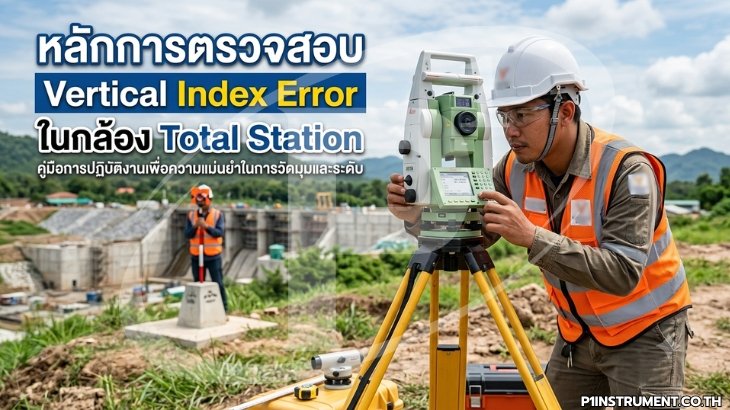 หลักการตรวจสอบ Vertical Index Error ในกล้อง Total Station