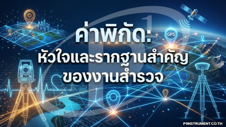 ค่าพิกัด : หัวใจและรากฐานสำคัญของงานสำรวจ