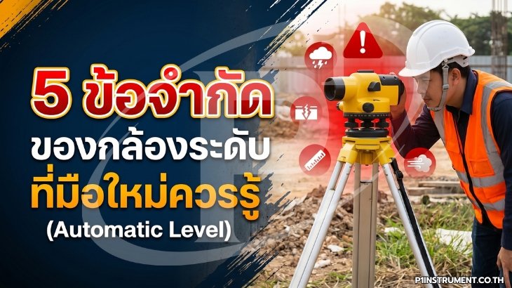 5 ข้อจำกัดของกล้องระดับ (Automatic Level) ที่มือใหม่ควรรู้