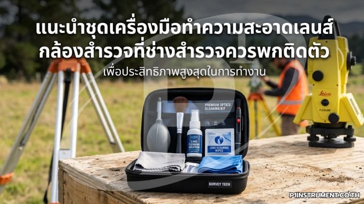 แนะนำชุดเครื่องมือทำความสะอาดเลนส์กล้องสำรวจที่ช่างสำรวจควรพกติดตัว