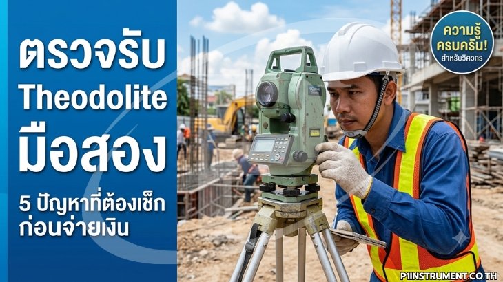 ตรวจรับ Theodolite มือสอง: 5 ปัญหาที่ต้องเช็กก่อนจ่ายเงิน