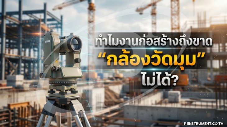 ทำไมงานก่อสร้างถึงขาด "กล้องวัดมุม" ไม่ได้?