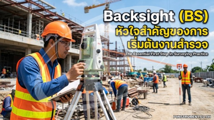 Backsight (BS) หัวใจสำคัญของการเริ่มต้นงานสำรวจ