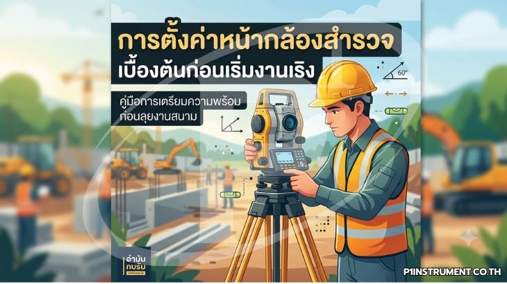 การตั้งค่าหน้ากล้องสำรวจเบื้องต้นก่อนเริ่มงานจริง