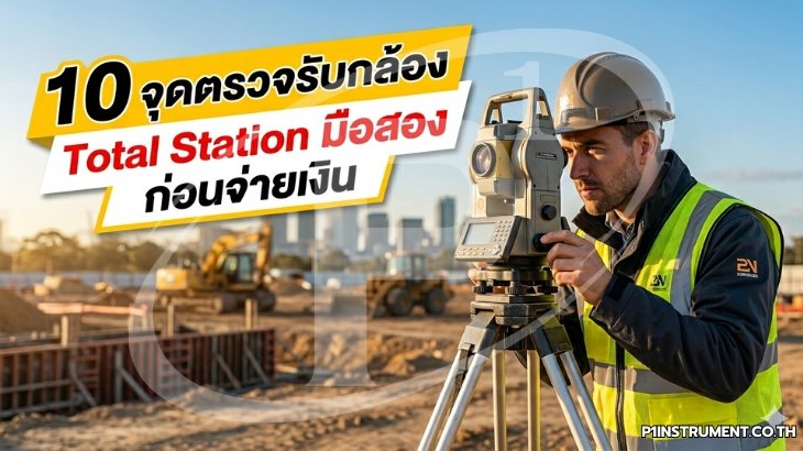 10 จุดตรวจรับกล้อง Total Station มือสอง ก่อนจ่ายเงิน