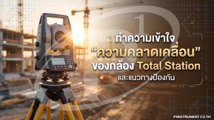 ทำความเข้าใจ "ความคลาดเคลื่อน" ของกล้อง Total Station และแนวทางป้องกัน