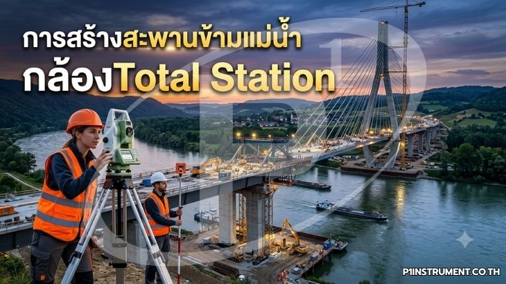 บทบาทของกล้อง Total Station ในการสร้างสะพาน