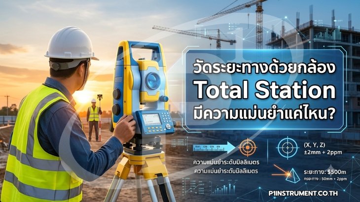 Total Station มีความแม่นยำแค่ไหน? 