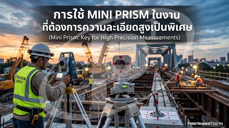 การใช้ Mini Prism ในงานที่ต้องการความละเอียดสูงเป็นพิเศษ