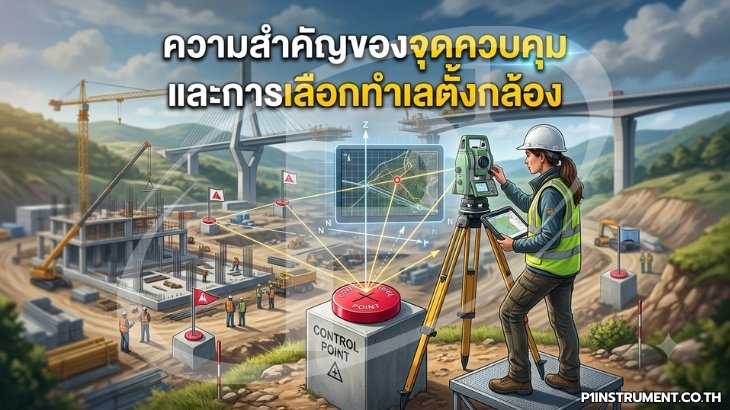 ความสำคัญของจุดควบคุมและการเลือกทำเลตั้งกล้อง
