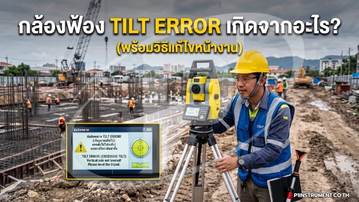 กล้องฟ้อง Tilt Error เกิดจากอะไร? (พร้อมวิธีแก้ไขหน้างาน)