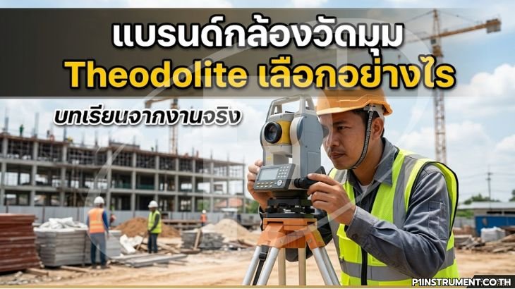 แบรนด์กล้องวัดมุม Theodolite เลือกอย่างไร บทเรียนจากงานจริง