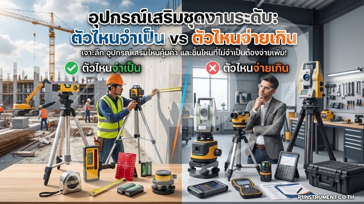 อุปกรณ์เสริมชุดงานระดับ: ตัวไหนจำเป็น vs ตัวไหนจ่ายเกิน