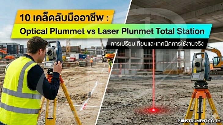 10 เคล็ดลับมืออาชีพ: Optical Plummet vs Laser Plummet Total Station