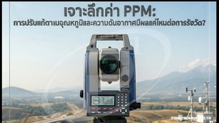 PPM: การปรับแก้ตามอุณหภูมิและความดันมีผลแค่ไหนต่อการรังวัด?