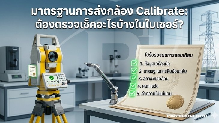 มาตรฐานการส่งกล้อง Calibrate: ต้องตรวจเช็คอะไรบ้างในใบเซอร์?