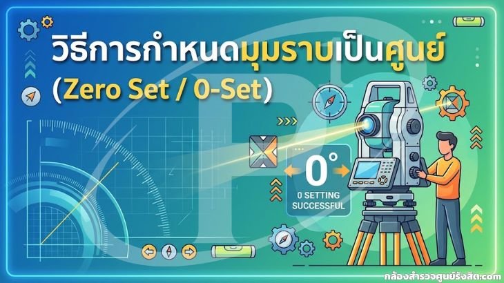 วิธีการกำหนดมุมราบเป็นศูนย์ (Zero Set / 0-Set)
