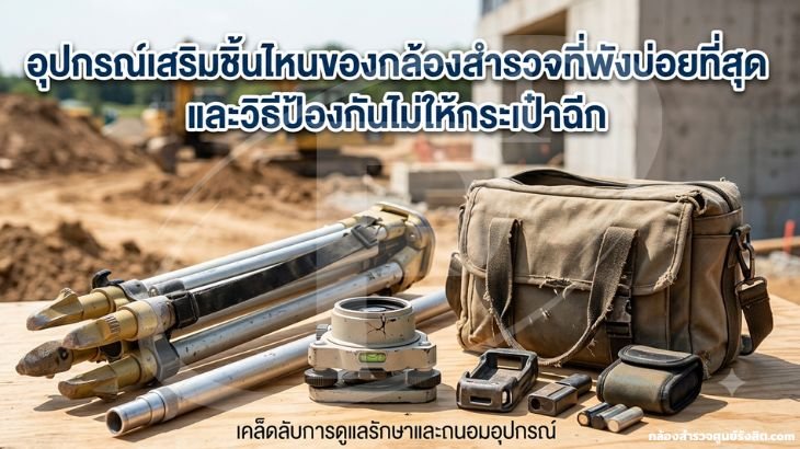 อุปกรณ์เสริมชิ้นไหนของกล้องสำรวจที่พังบ่อยที่สุด และวิธีป้องกันไม่ให้กระเป๋าฉีก
