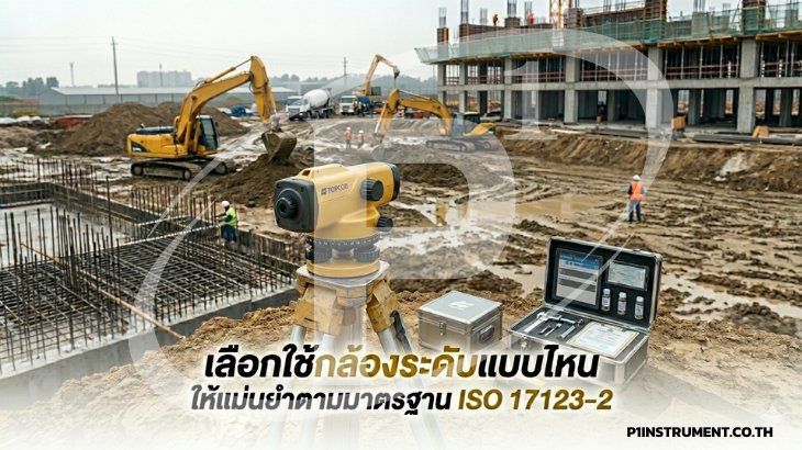 Digital Level vs Auto Level: เลือกใช้กล้องระดับแบบไหนให้แม่นยำตามมาตรฐาน ISO 17123-2