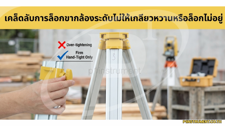 อย่าขันจนพัง! เคล็ดลับการล็อกขากล้องระดับไม่ให้เกลียวหวานหรือล็อกไม่อยู่