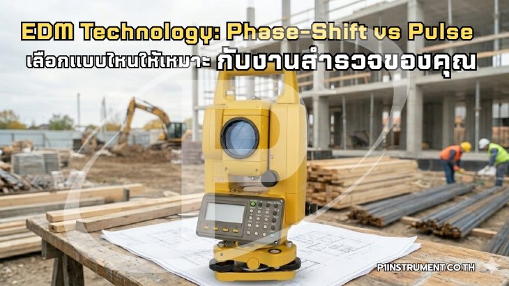 EDM Technology: Phase-Shift vs Pulse เลือกแบบไหนให้เหมาะกับงานสำรวจของคุณ