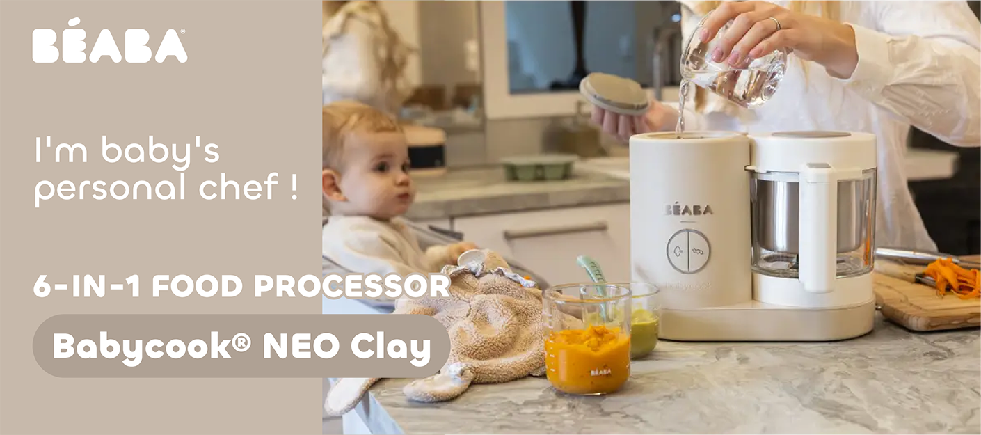 เครื่องนึ่งปั่นอาหาร Beaba Babycook® NEO Clay